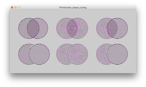 different kinds of overlaid shapes intersecting